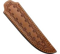 Dinntty Fourreau de couteau droit en cuir de vachette robuste - Fourreau portable - Étui de rangement pour couteau d'extérieur