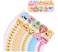 Dinntty Lot de 100 Autocollants pour Sushi Onigiri pour D' De Boules De Riz Triangulaires, Autocollants Alimentaires Amusants pour Cuisine Japonaise Fabrication D'accessoires De Bento
