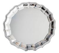 Dinntty Plateau À Apéritif Vintage en Acier Inoxydable, Plateau À Dessert Décoratif, Plateau De Présentation pour Bijoux, Idéal pour Les Fêtes À Maison Ou Les Mariages.