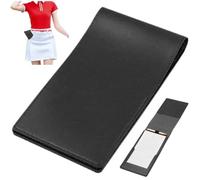 Dinntty Porte-Carte De Pointage De Golf en Cuir PU, Porte-Carte De Golf, Livre De Scores, Crayon De Golf, Journal De Bord, Accessoires pour Club De Golf