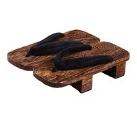 Dinntty Sabots Geta Japonais, Sandales Unisexes, Chaussures en Bois À Deux Dents, Chaussures De Couple Hautes Cos, Chaussures De Samouraï, Tongs Kimono, Pantoufles D'été pour Adultes