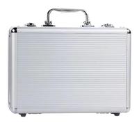 Dinntty Valise De Rangement en Alliage D'aluminium, Type 200, Valise De Rangement pour Dés De Poker, Étui Vide avec Serrure, Boîte À Cartes avec Poignée