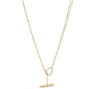 Dinny Hall Dinny Hall Gold Silver Thalassa T-Bar Lariat Necklace