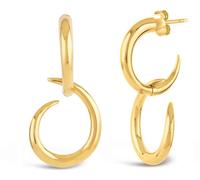 Dinny Hall Dinny Hall Gold Tone Toro Drop Hoops