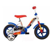 Dino 108 Sport Vélo Garçon 10 pouces 17 cm Garçon Transition Blanc Multicolore, Multicolore G