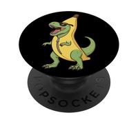 Dino Amusant en Costume de Banane - Design T-Rex Original PopSockets PopGrip Adhésif