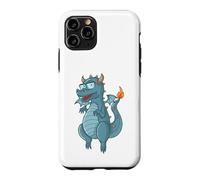 Dino as Nerd avec Lunettes et Ailes Coque pour iPhone 11 Pro