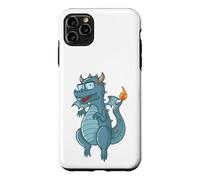 Dino as Nerd avec Lunettes et Ailes Coque pour iPhone 11 Pro Max