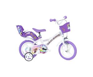 Dino Bikes 12 pouces enfant Unicorn Academy 3+ EVA anti-crevaison panier avant Noir ?
