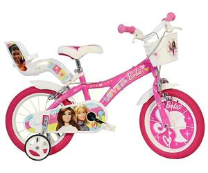 Dino Bikes 166 R-BAB Vélo Fille Barbie 16 Pouces - 5 à 8 Ans