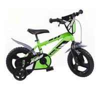 Dino Bikes Vélo VTT enfant 12 pouces 21 vitesses Vert 3-5 ans Garçon