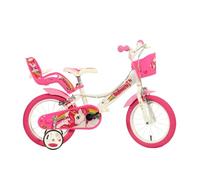 Dino Bikes Unicorn 16" Bicycle Licorne 40,6 Fille, Blanc/Rose, 40,6 cm