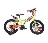 Vélo Enfant Garçon Raptor 14 Pouces - Jaune - Freins sur Le Guidon 14