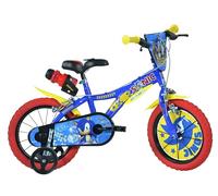 Vélo Enfant 16"" - SONIC - Bleu - Freins avant et arrière - Réglable - Prémonté à 75%
