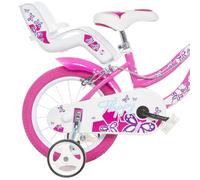 Dino Bikes Vélo enfant Flappy Taille 14 Blanc – 5-7 ans