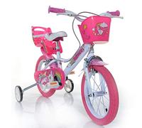 Vélo Dino Bikes Licorne 14 po, fille, blanc et rose