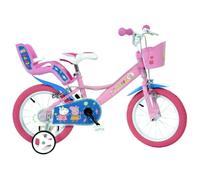Dino Bikes Peppa Pig 14 Bike Rose 4-7 Years Garçon