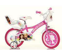 DINO BIKES Vélo pour Fille Barbie 16" Convient aux Filles de 107 à 125 cm. Code Article 616G-02BA