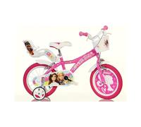 Dino Bikes Vélo enfant Barbie 14 pouces 4-6 ans Rose – freins avant/arrière