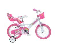Dino Bikes Vélo enfant Unicorn 16 – 16 pouces Rose – 4-5 ans