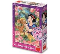 Dino Blanche-Neige et le cerf 200 diamants puzzle