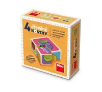 DINO Blocs en bois 4 pcs OVOCE