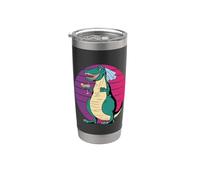 Dino Bride Veil Cocktail Celebration Humour Bachelorette Gobelet isotherme en acier inoxydable double paroi