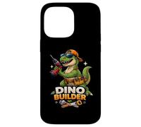 Dino Builder Ceinture Porte-Outils T-Rex Humoristique Coque pour iPhone 14 Pro Max