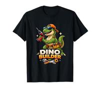 Dino Builder Ceinture Porte-Outils T-Rex Humoristique T-Shirt