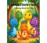 Dino Counting: Coloring Books for Kids Age (2-5)