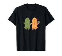 Dino Couple is in Love Dinosaure T-Shirt Graphique avec Valeur
