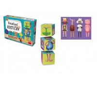 DINO Cubes d'images de monstres, 12 cubes
