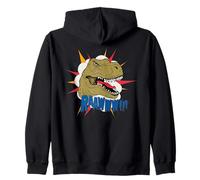 Dino Dinosaure Rawr T-Rex Comic Style Anniversaire Garçon Sweat à Capuche