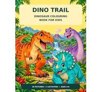 Dino Discovery Coloring Book: A Fun Dinosaur Coloring Adventure for Kids Ages 4-8