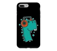Dino écoutant de la Musique avec des écouteurs Coque pour iPhone 7 Plus/8 Plus