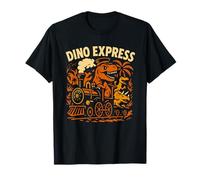 Dino Express Train de Dessin animé avec Dinosaures pour garçons T-Shirt