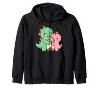 Dino Friends Forever - Motif Dinosaure Mignon Kawaii Sweat à Capuche