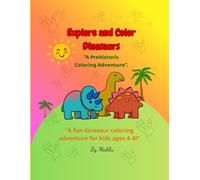 Dino Fun Fact Coloring Book for Kids Ages 4-8: Learn and Color Amazing Dinosaurs - Includes Mazes, Puzzles, and Fun Facts!