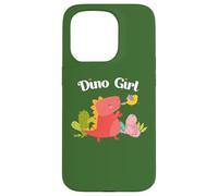 Dino Girl Stegosaurus Baby Bird Dinosaure Fossiles Fête Coque pour iPhone 15 Pro