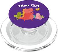 Dino Girl Stegosaurus Baby Bird Dinosaure Fossiles Fête PopSockets PopGrip pour MagSafe
