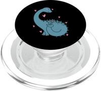 Dino is in Love Dinosaure Reptile PopSockets PopGrip pour MagSafe