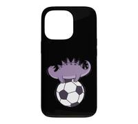 Dino Loves Soccer Dinosaure Reptile Coque pour iPhone 13 Pro