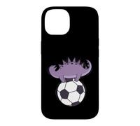 Dino Loves Soccer Dinosaure Reptile Coque pour iPhone 14