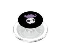 Dino Loves Soccer Dinosaure Reptile PopSockets PopGrip pour MagSafe