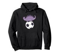 Dino Loves Soccer Dinosaure Reptile Sweat à Capuche