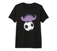 Dino Loves Soccer Dinosaure Reptile T-Shirt Haut de Gamme
