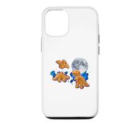 Dino Nuggets Moon - Nourriture Mignonne et Amusante en Forme de Dinosaure Coque pour iPhone 12/12 Pro