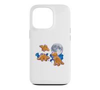 Dino Nuggets Moon - Nourriture Mignonne et Amusante en Forme de Dinosaure Coque pour iPhone 13 Pro