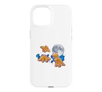 Dino Nuggets Moon - Nourriture Mignonne et Amusante en Forme de Dinosaure Coque pour iPhone 15