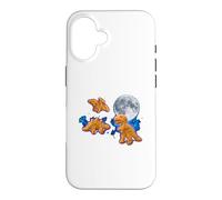 Dino Nuggets Moon - Nourriture Mignonne et Amusante en Forme de Dinosaure Coque pour iPhone 16